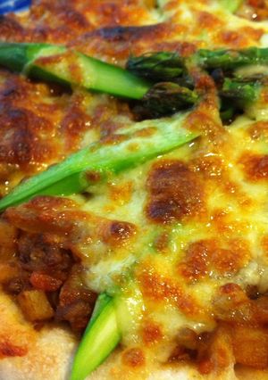 週末ブランチ☆キーマカレー風ピザ♫-レシピのメイン写真