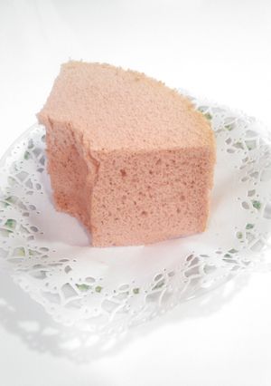 ~桜~シフォンケーキ-レシピのメイン写真