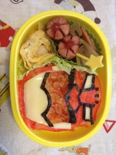 レッドバスター★キャラ弁-レシピのメイン写真