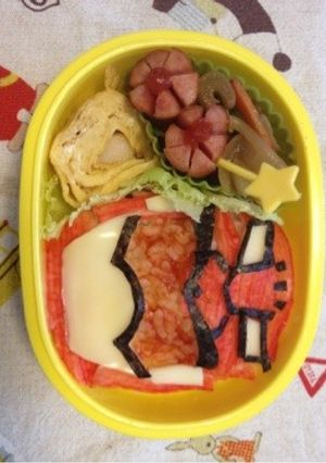 レッドバスター★キャラ弁-レシピのメイン写真