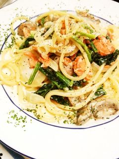 スモークサーモンのチーズクリームパスタ-レシピのメイン写真