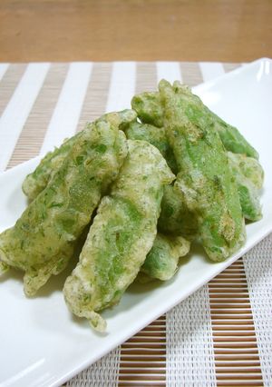 スナップエンドウの磯辺揚げ☆-レシピのメイン写真