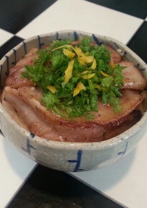 柚子香る☆豚トロ丼~♪-レシピのメイン写真