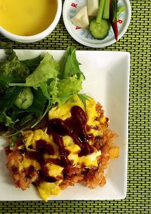 ふわふわとろっとチーズオムライス-レシピのメイン写真