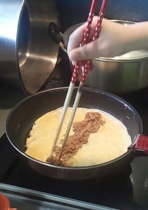 ちょー簡単！納豆オムレツ-レシピのメイン写真