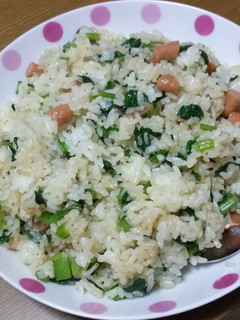 小松菜チャーハン-レシピのメイン写真