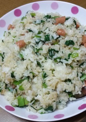 小松菜チャーハン-レシピのメイン写真