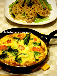 魚焼きグリルで具だくさんオムレツ-レシピのメイン写真