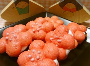 ひなまつり♪桃の花ウーピーパイ-レシピのメイン写真