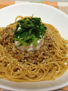 簡単!納豆スパ☆-レシピのメイン写真