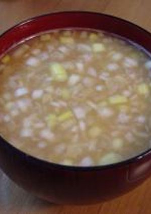 納豆味噌汁-レシピのメイン写真