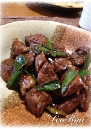 鶏レバーのピリ辛炒め-レシピのメイン写真