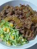 吉野家風味+α★うちの豚丼