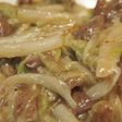 白菜と牛肉のあんかけ丼