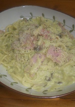 アボカドのカルボナーラ風パスタ-レシピのメイン写真