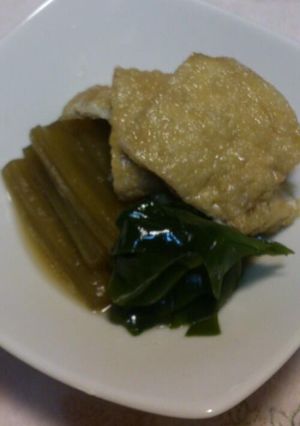意外と簡単☆ふきと油揚げの煮物-レシピのメイン写真