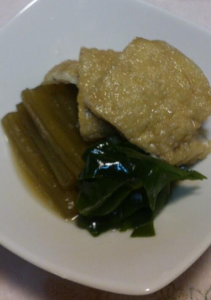 意外と簡単☆ふきと油揚げの煮物-レシピのメイン写真