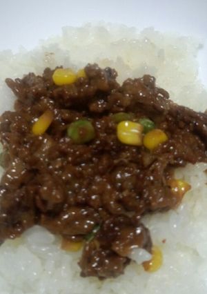 簡単！肉そぼろ丼-レシピのメイン写真