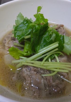 こってり牛肉のコク♪和風スープ＊肉吸い-レシピのメイン写真