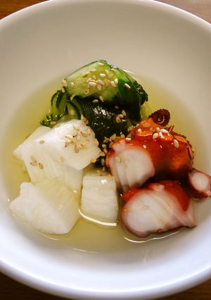 酢だこと胡瓜と長いもの三杯酢-レシピのメイン写真