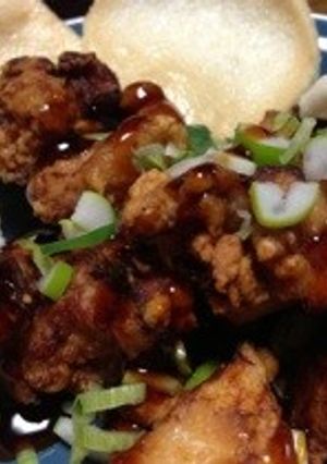 風邪予防 鶏からあげ甘辛ネギソース-レシピのメイン写真