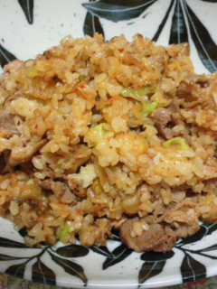 簡単★豚キムチチャーハン-レシピのメイン写真
