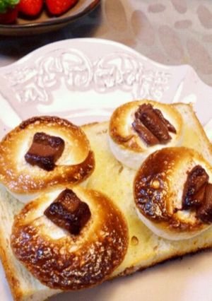 ＊*とろ～りチョコマシュトースト*＊-レシピのメイン写真
