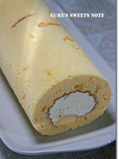 柚子茶のロールケーキ-レシピのメイン写真