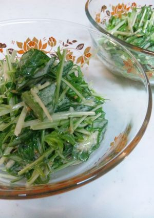 水菜のネバネバサラダ☆-レシピのメイン写真