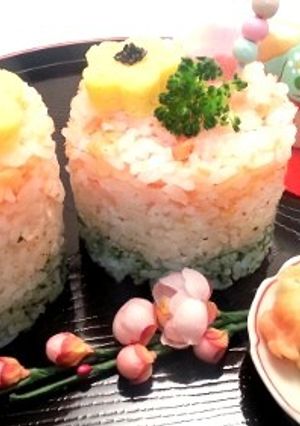 ひな祭りに花ちらし　わんこと一緒に！-レシピのメイン写真