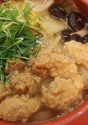 ふんわり美味しい鶏つくね～お鍋に最適～-レシピのメイン写真