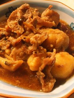 牛肉と里芋の甘辛煮-レシピのメイン写真
