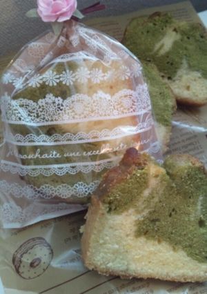 *シンプル*抹茶×バニラのパウンドケーキ-レシピのメイン写真