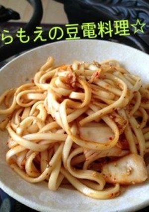 ぴゃーっと☆キムチ焼うどん-レシピのメイン写真