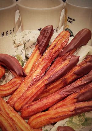 さっくりチュロス～ﾁｮｺｺｰﾃｨﾝｸﾞ～-レシピのメイン写真
