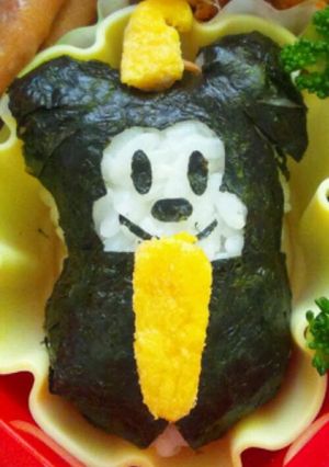 ミッキーお雛様☆キャラ弁-レシピのメイン写真