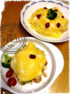 離乳食完了期☆簡単オムライス-レシピのメイン写真