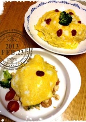 離乳食完了期☆簡単オムライス-レシピのメイン写真