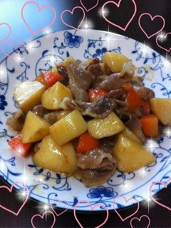 豚肉とジャガイモのバター醤油煮-レシピのメイン写真