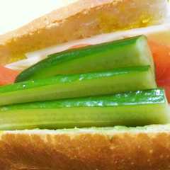 รูปของ これなら食べれるつわり中にバゲットサンド