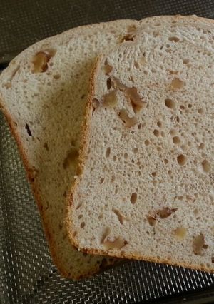 HBで☆しっとり滑らかバナナ胡桃パン-レシピのメイン写真
