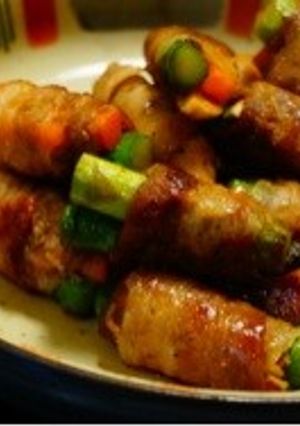豚肉の巻き巻き♡-レシピのメイン写真