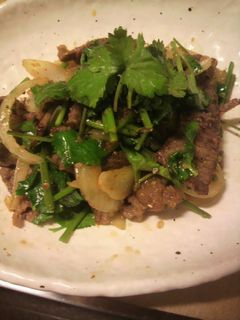 牛肉とパクチーのナンプラー炒め-レシピのメイン写真