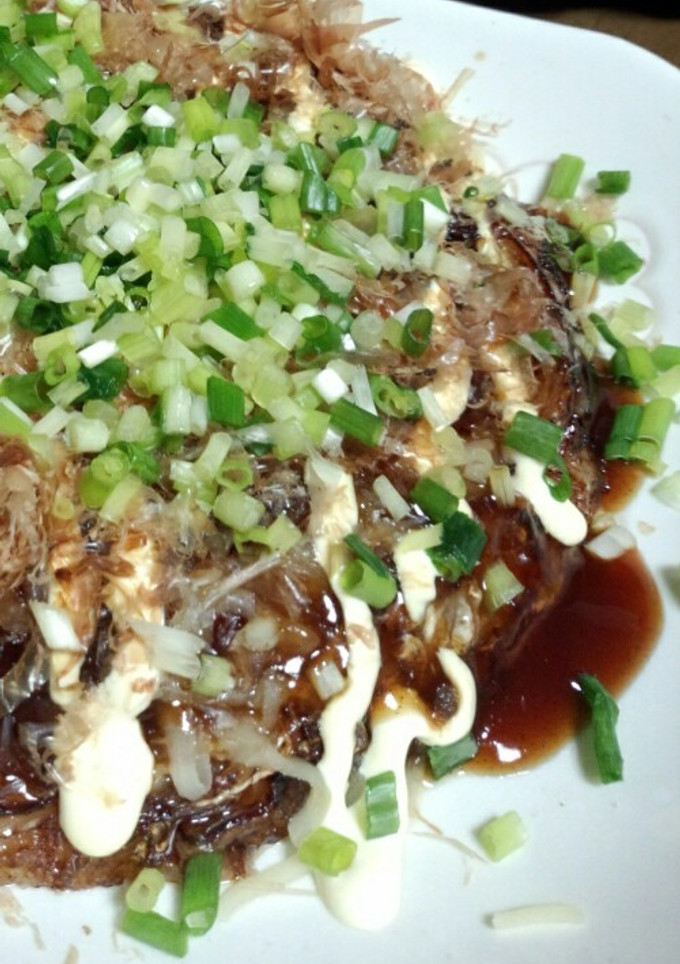ずぼら飯！残ったお餅でお好み焼き風-レシピのメイン写真