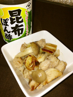 鶏モモ焼きねぎしめじのコロコロ炒め！-レシピのメイン写真
