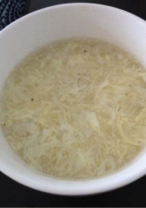 ふんわり卵スープ-レシピのメイン写真