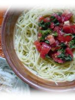 みょうがとトマトの夏!パスタ-レシピのメイン写真