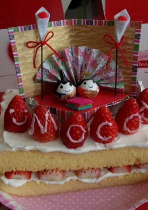 ★お雛様デコレーションcake★-レシピのメイン写真