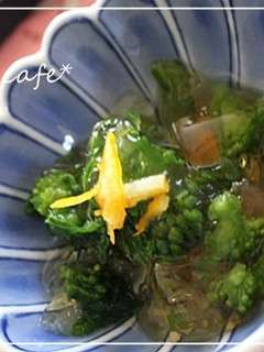 菜の花ジュレ-レシピのメイン写真