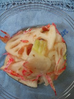 酢の物 かぶと蓮根の梅味酢の物-レシピのメイン写真